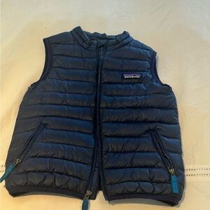 Patagonia Navy Boys Puffer Vest